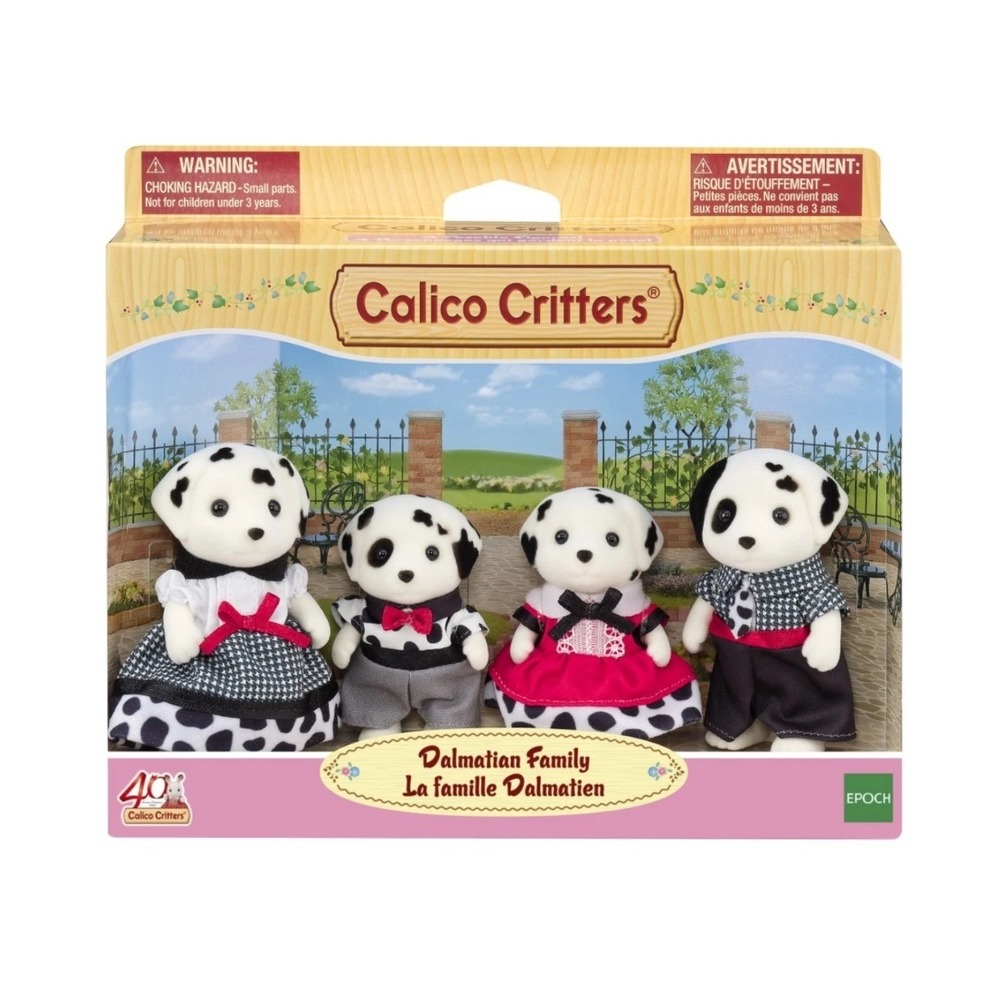 Calico Critters Sylvanian Families Dalmation Family of Four New In Box